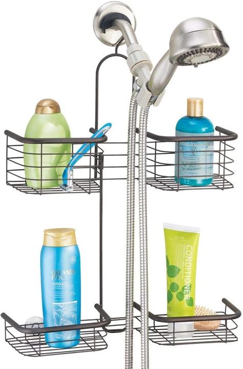 No plastic packaging- 100 recyclable cardstock. . Shower caddy amazon
